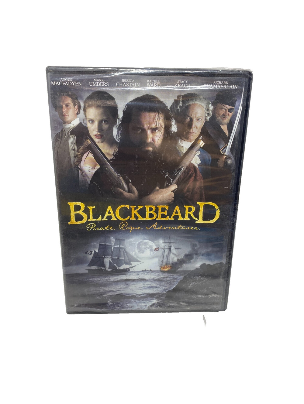 Blackbeard DVD Pirate Miniseries Angus Macfadyen Jessica Chastain Mill Creek